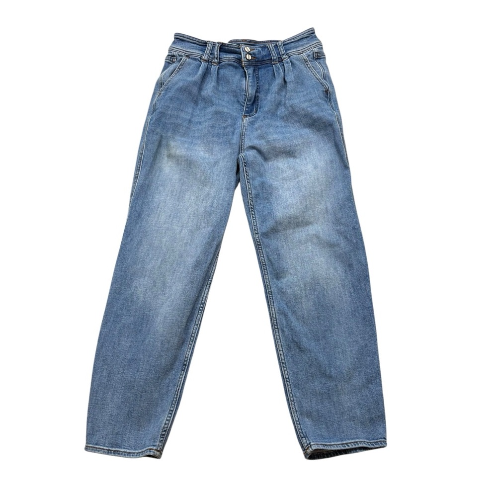 Ladies Pilcro and the Letterpress Brand Pleat Front Jeans Size 28 High Rise